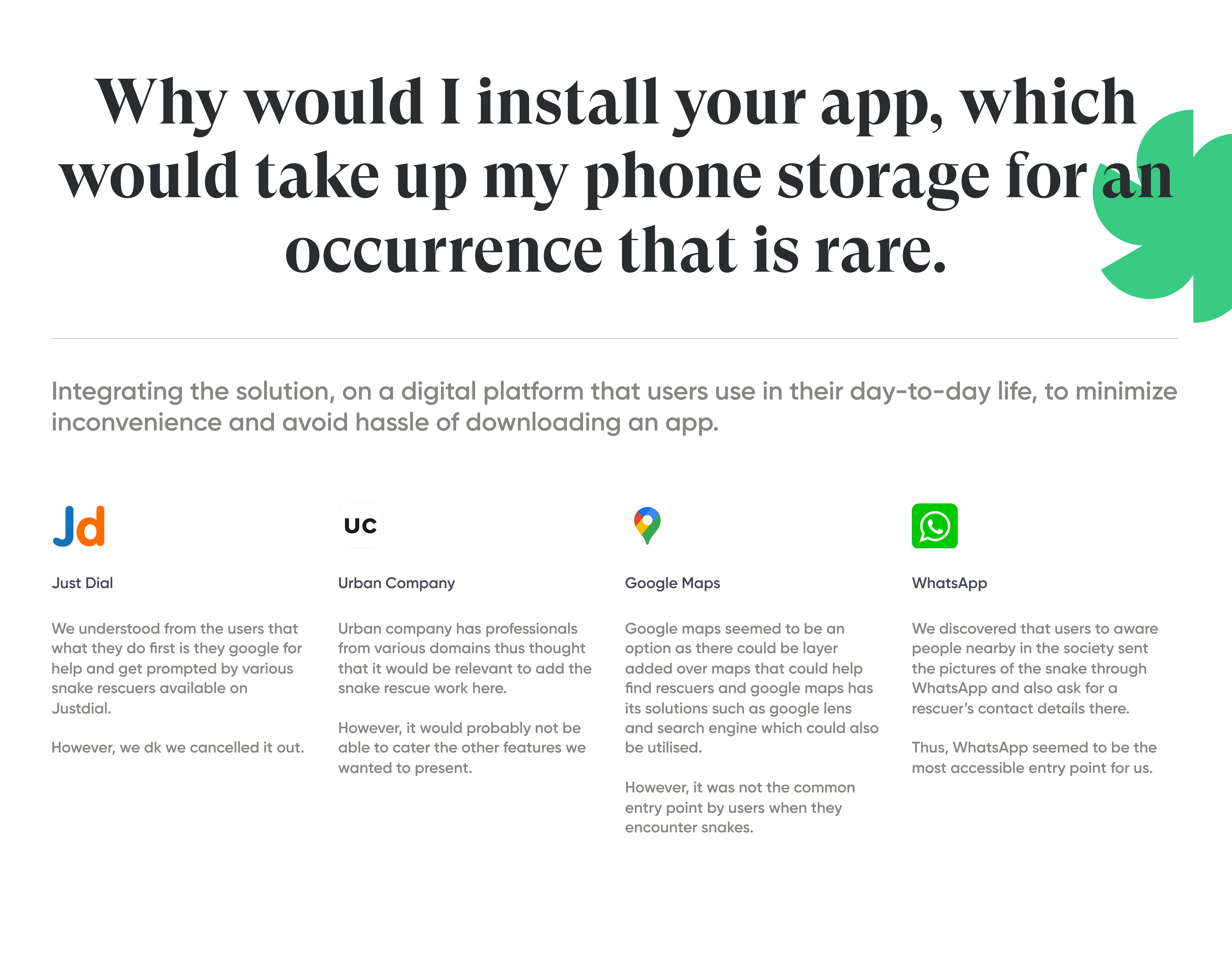 SnakeSafe case study, slide 13 of 14