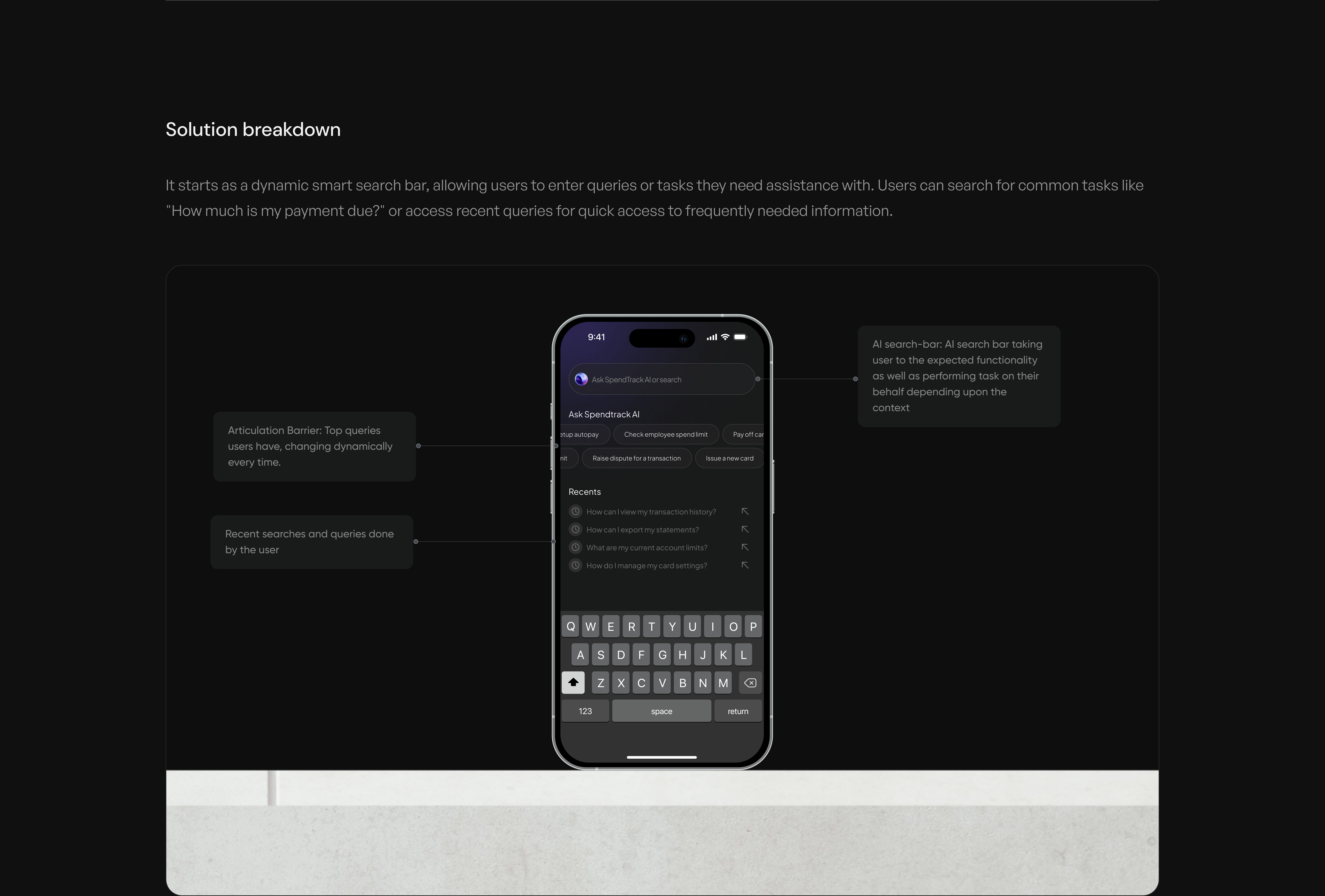 SpendTrack AI case study, slide 11 of 13